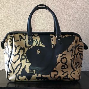 Vintage Playboy Lingerie Tote Large Handbag Purse